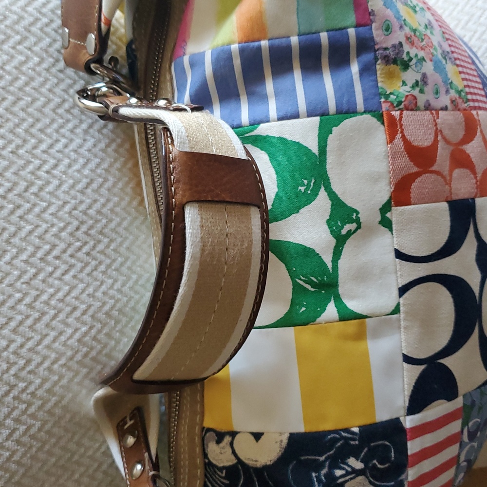 Coach Hamptoms Patchwork Hobo Bag - Picture 15 of 17